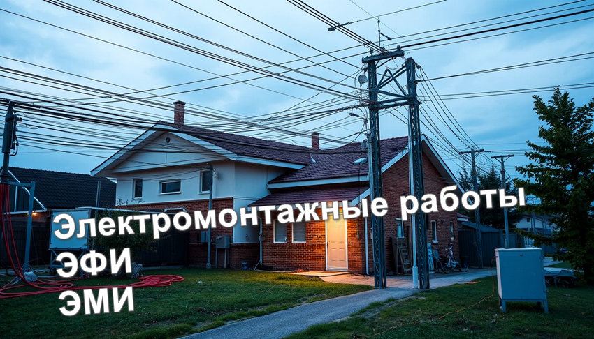 Электромонтажные работы, ЭФИ, ЭМИ