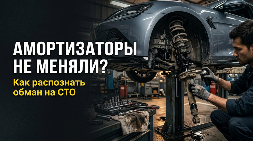 КАК ВАС ОБМАНЫВАЮТ В АВТОСЕРВИСЕ ОБМАН НА СТО: ПРОВЕРЬТЕ АМОРТИЗАТОРЫ