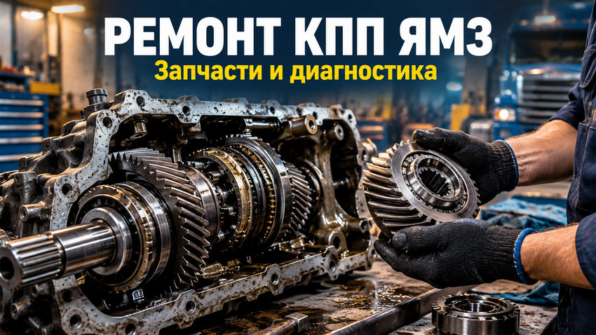 Запчасти на КПП ЯМЗ — подбор комплектующих и ремонт коробки передач ⚙️ Запчасти на КПП ЯМЗ: шестерни, валы, подшипники и синхронизаторы.